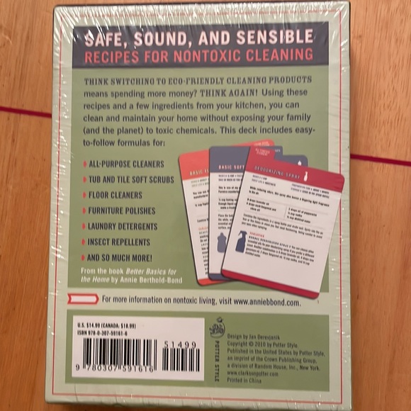 Eco Clean deck - 50 recipes for non-toxic cleaning - Picture 2 of 2